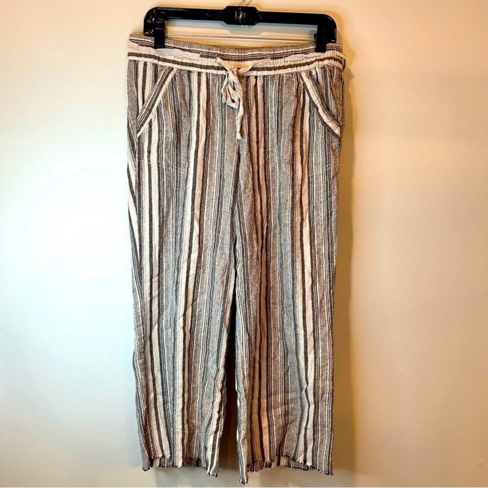Democracy linen ankle pants